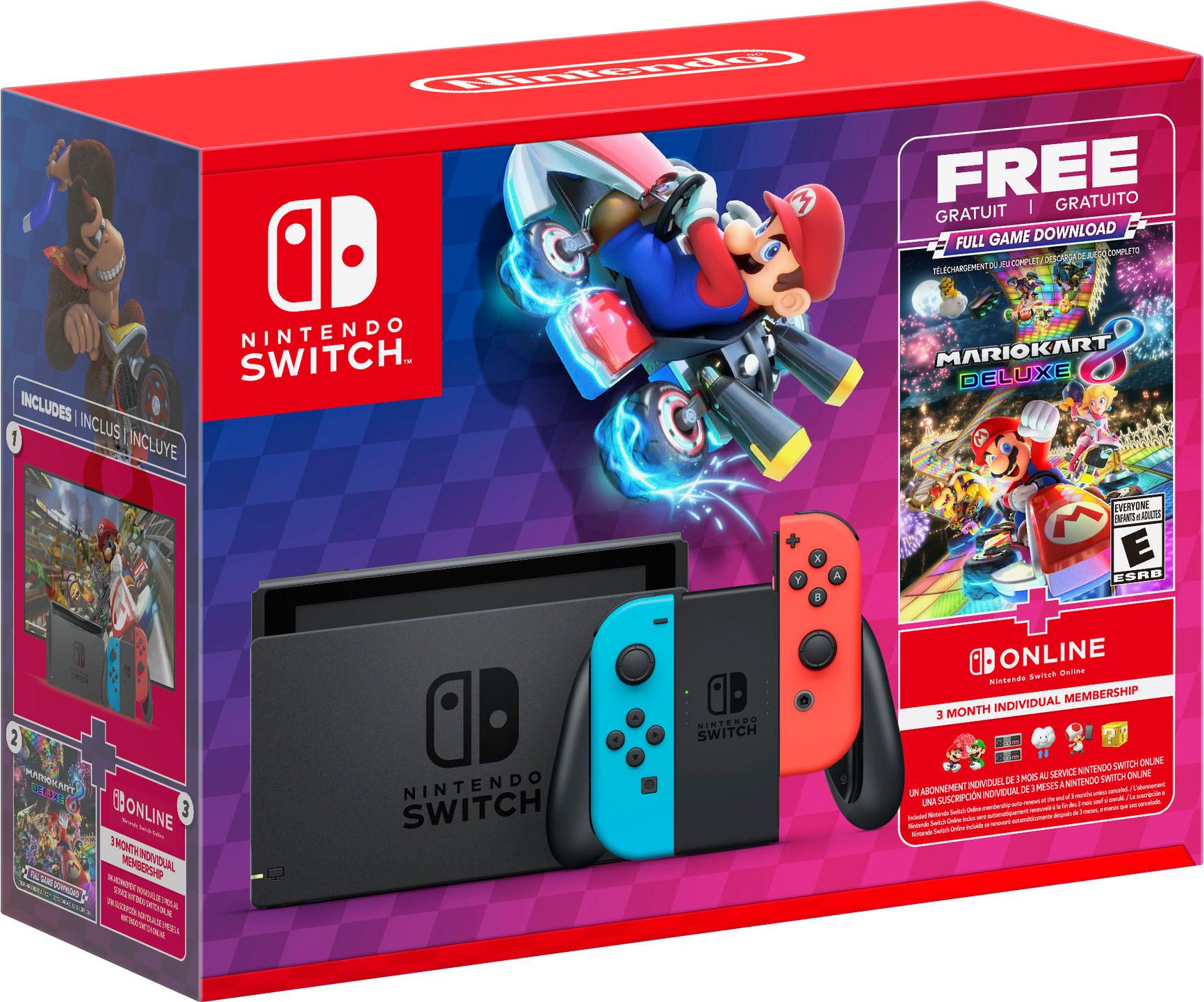 Rent to Own Nintendo Switch Mario Kart 8 Deluxe Bundle Full Game